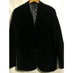 Men's Banana Republic Black Velvet Blazer XL 44R